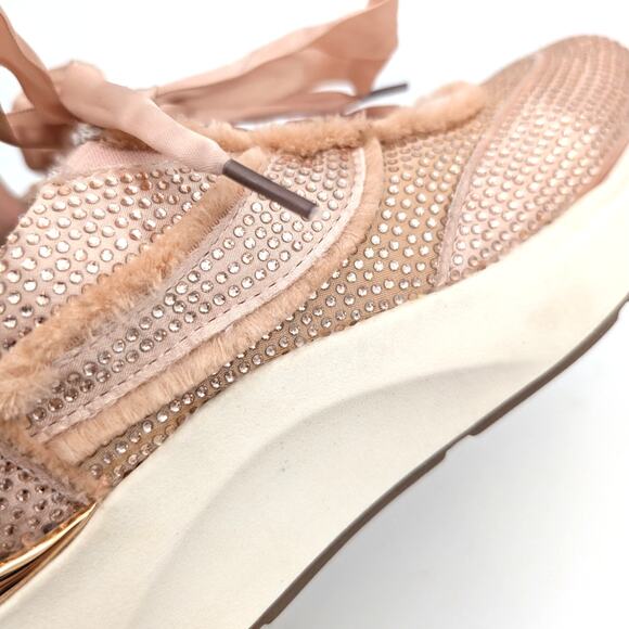 Reaction Kenneth Cole Claire Rhinestone Embellished Sneaker Size US5.5 EU35.5 - Picture 15 of 15